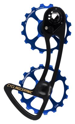 CyclingCeramic Oversized Derailleur Cage 16/16T for Sram Rival/Force/Red Mechanical 11S Derailleur Blue