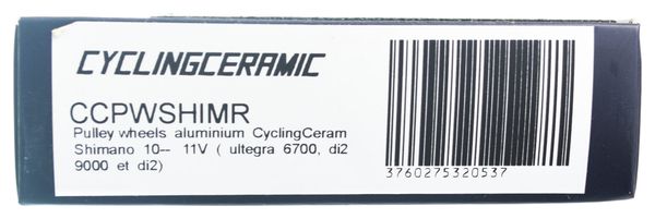 CyclingCeramic Shimano 10/11v Rollers Rood