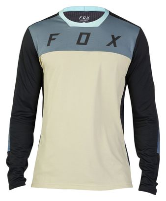 Fox Defend Cekt Beige/Black long-sleeve jersey