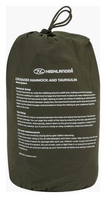 Hamac avec moustiquaire et tarp Highlander Crusader