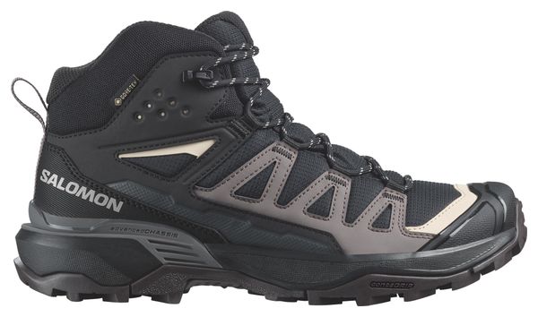 Chaussures de Randonnée Femme Salomon X Ultra 360 Mid GTX Noir Gris