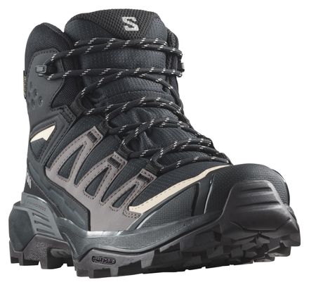 Salomon X Ultra 360 Mid GTX Women's Hiking Shoes Black Grey