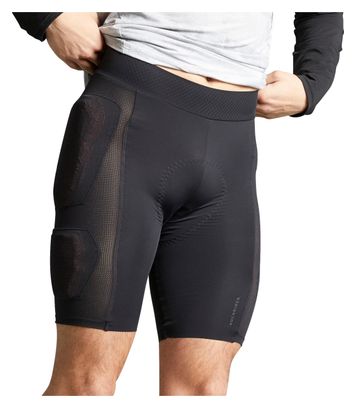 Rockrider Feel D_Hip D30 Beschermende Ondershort Zwart