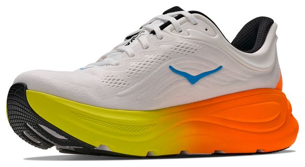 Hoka Bondi 9 hardloopschoenen wit/oranje voor heren