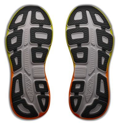Hoka Bondi 9 hardloopschoenen wit/oranje voor heren