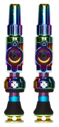 Muc-Off Big Bore Lite Iridescent Tubeless Valves