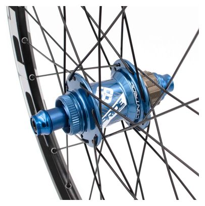 Paire de Roues Pride Control Expert 28H Moyeu Bleu V-Brake