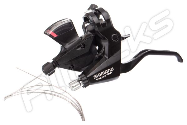 Shimano Altus 3x8V Speed Control with Integral Brakes Black