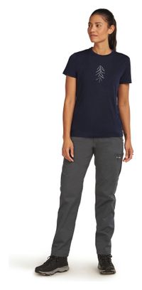 Dames Icebreaker Merino 150 Tech Lite Lancewood Blauw Technisch T-shirt