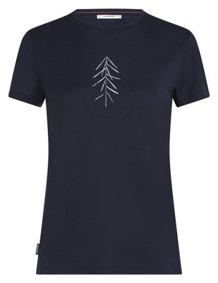 Dames Icebreaker Merino 150 Tech Lite Lancewood Blauw Technisch T-shirt
