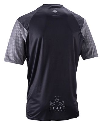 Men's Leatt Trail 3.0 Short Sleeve Jersey Black/Grey