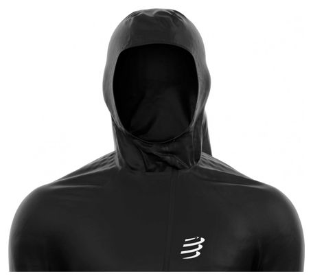 Compressport Hurricane Waterproof 10/10 Waterdicht jack Zwart Unisex