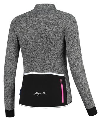 Maillot Manches Longues Velo Rogelli Benice 2.0 - Femme - Gris/Rose