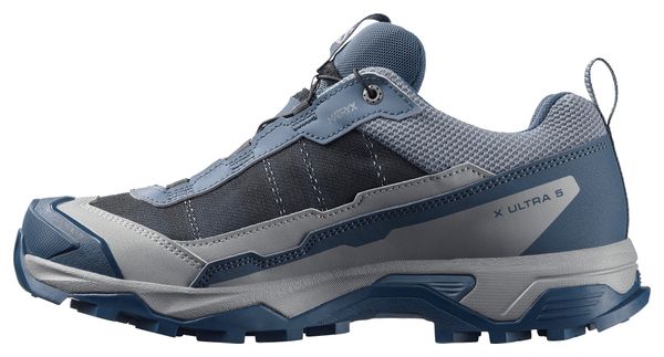 Zapatillas de senderismo Salomon X Ultra 5 GTX azul/rosa para mujer