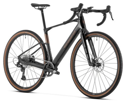 Gravel Bike Electrique Mondraker Dusty R Sram Apex 12V 350Wh 700mm Noir/Bronze 2024