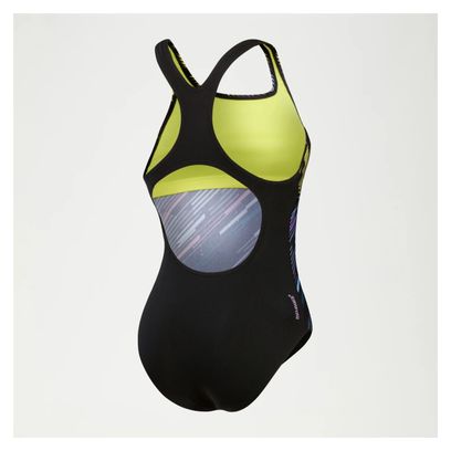 Speedo Women's Digital Medalist 1-Delig Zwempak Zwart / Multicolour