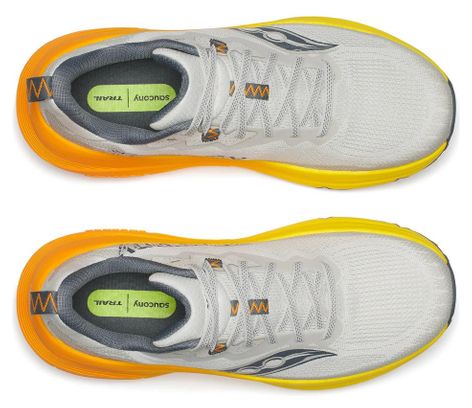 Saucony Guide TR Men's Trail Running Shoes, Gray/Yellow
