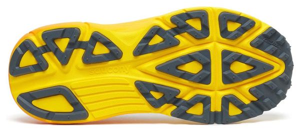 Saucony Guide TR Men's Trail Running Shoes, Gray/Yellow