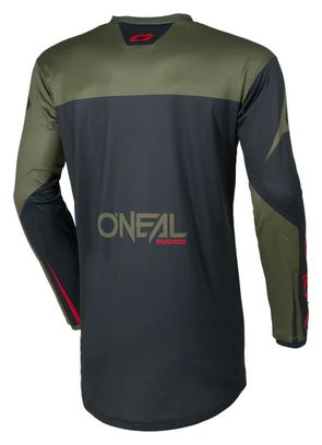 Maillot Manches Longues O'Neal Element Racewear Noir/Vert
