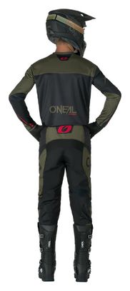 Maillot Manches Longues O'Neal Element Racewear Noir/Vert