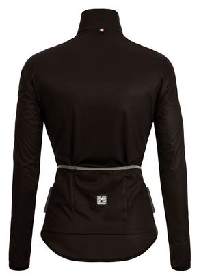 Santini Nebula Women's Windbreaker Jacket Black