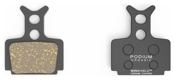 Paire de Plaquettes AMP Podium - Formula Cura 2 Pistons - Revêtement Ceramic/Organique