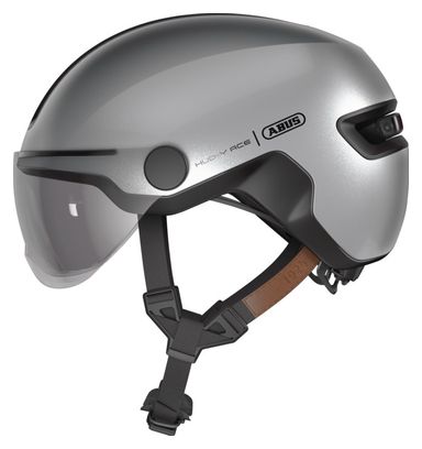 Abus HUD-Y Ace Helm Gleam Silver