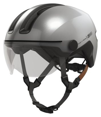 Abus HUD-Y Ace Helm Gleam Silver