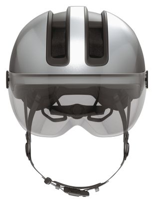 Abus HUD-Y Ace Helm Gleam Silver