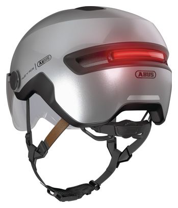 Abus HUD-Y Ace Helm Gleam Silver