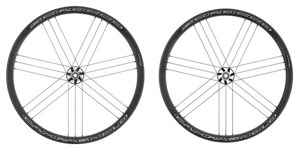 Pair of Campagnolo Scirocco Disc Tubeless Wheels | 9x100 - 9x135mm | Centerlock