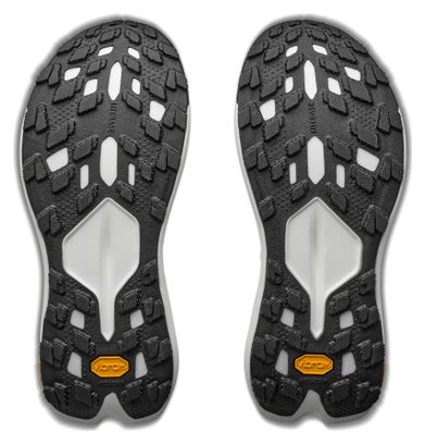 Chaussures Trail Hoka Tecton X 4 Blanc/Orange Femme
