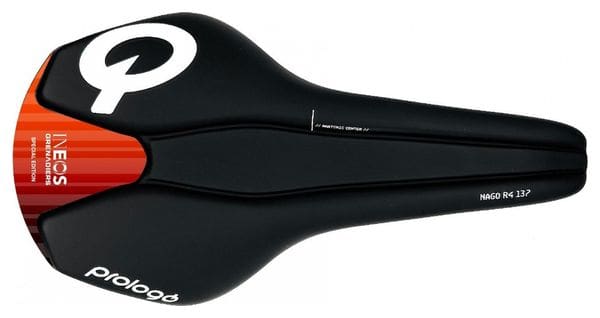 Prologo-Sattel Nago R4 Rails Team Inos Tirox Schwarz / Rot