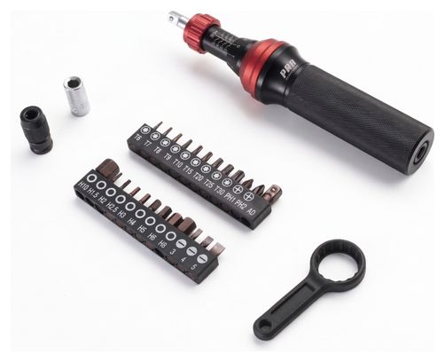 Tournevis dynamométrique 1–8 Nm – Jeu de 28 pièces 1/4″