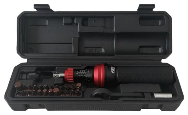 Tournevis dynamométrique 1–8 Nm – Jeu de 28 pièces 1/4″
