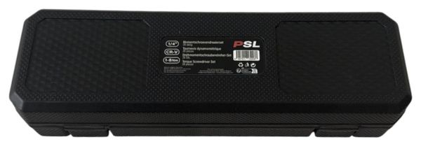 Tournevis dynamométrique 1–8 Nm – Jeu de 28 pièces 1/4″