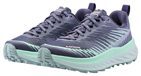 Lowa Fortux Purple/Green Women's Trail Shoes