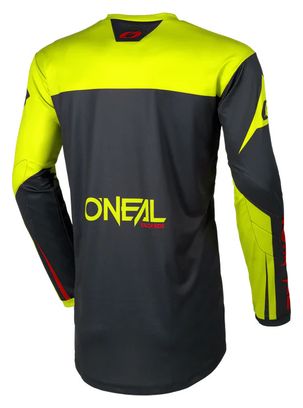 Camiseta de manga larga O'Neal Element Racewear Negro/Amarillo