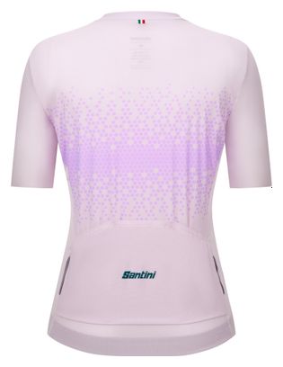 Maillot Manches Courtes Santini Moon Violet Femme