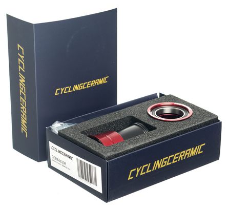 Boitier de Pédalier CyclingCeramic BB Right Pressfit 46-30 Rouge