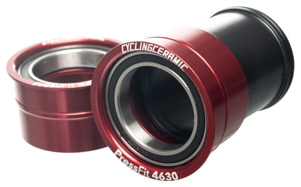 Boitier de Pédalier CyclingCeramic BB Right Pressfit 46-30 Rouge