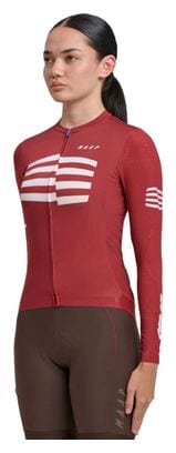 Maillot Manches Longues Maap Sphere Pro Hex 2.0 Scarlet Rouge