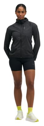 Veste Coupe-Vent Hoka SkyFlow Noir Femme