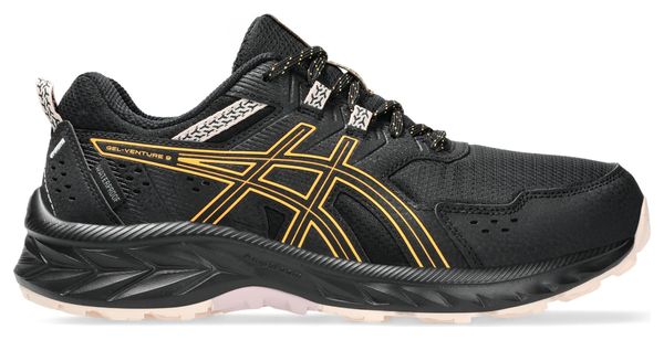 Chaussures Trail Asics Gel-Venture 9 Waterproof Noir/Orange Femme