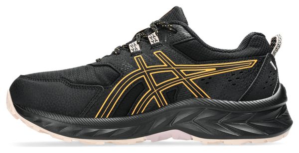 Asics Gel-Venture 9 Waterproof Trail Schuh Schwarz/Orange Damen