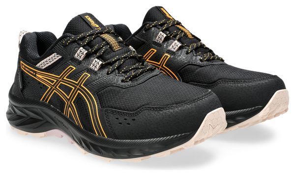 Asics Gel-Venture 9 Waterproof Trail Schuh Schwarz/Orange Damen