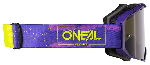 O'Neal B-22 Paint Helmet, Violet/Neon Yellow