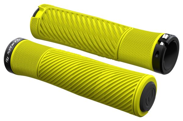 Coppia di manopole Syncros Grips XC Lock-On Giallo