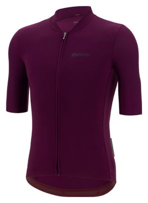 Santini Sensation Unisex-Trikot mit kurzen Ärmeln in Bordeaux