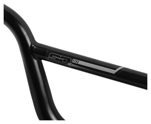 Guidon BMX SD-X Five Alu 31.8 Noir